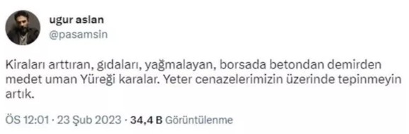 Depremlerde kaybettiği yakınlarını paylaştı!